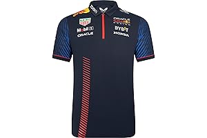 Red Bull Racing F1 Men's 2023 Team Polo Shirt: The Official Gear for F1 Enthusiasts