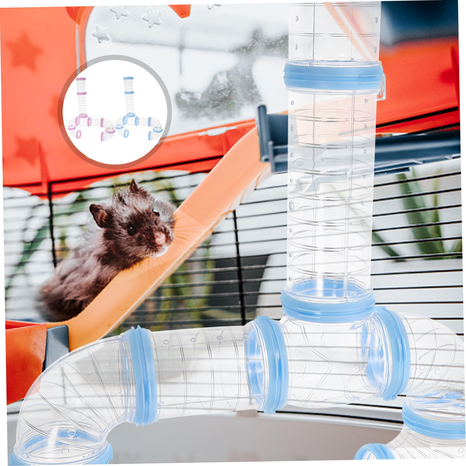 Hamstertunnel Selbstgemacht Verbindungsset für Käfige, 2 Satz