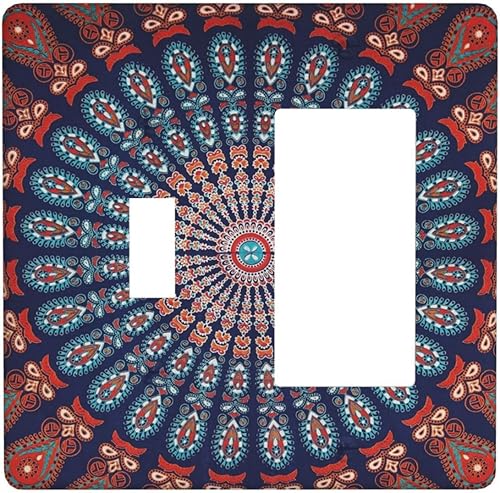 Miniatura 9 de Cubierta de interruptor de luz dúplex de 1 banda para velero náutico, brújula moderna, cubierta decorativa de pared, placa de toma de corriente,