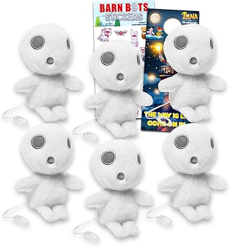 Miniatura 1 de Studio Ghibli Princess Mononoke Kodama - Recuerdos de fiesta para niños, paquete de 6 piezas con peluches de animales de peluche Kodama,