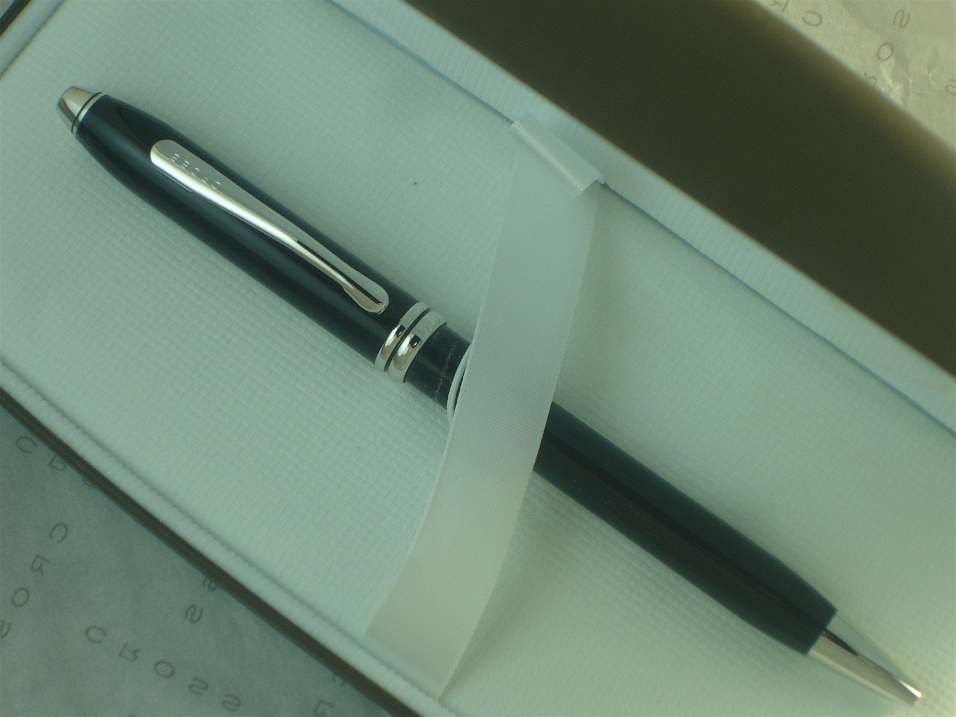 Cross Townsend Ballpoint Pen Black Rhodium