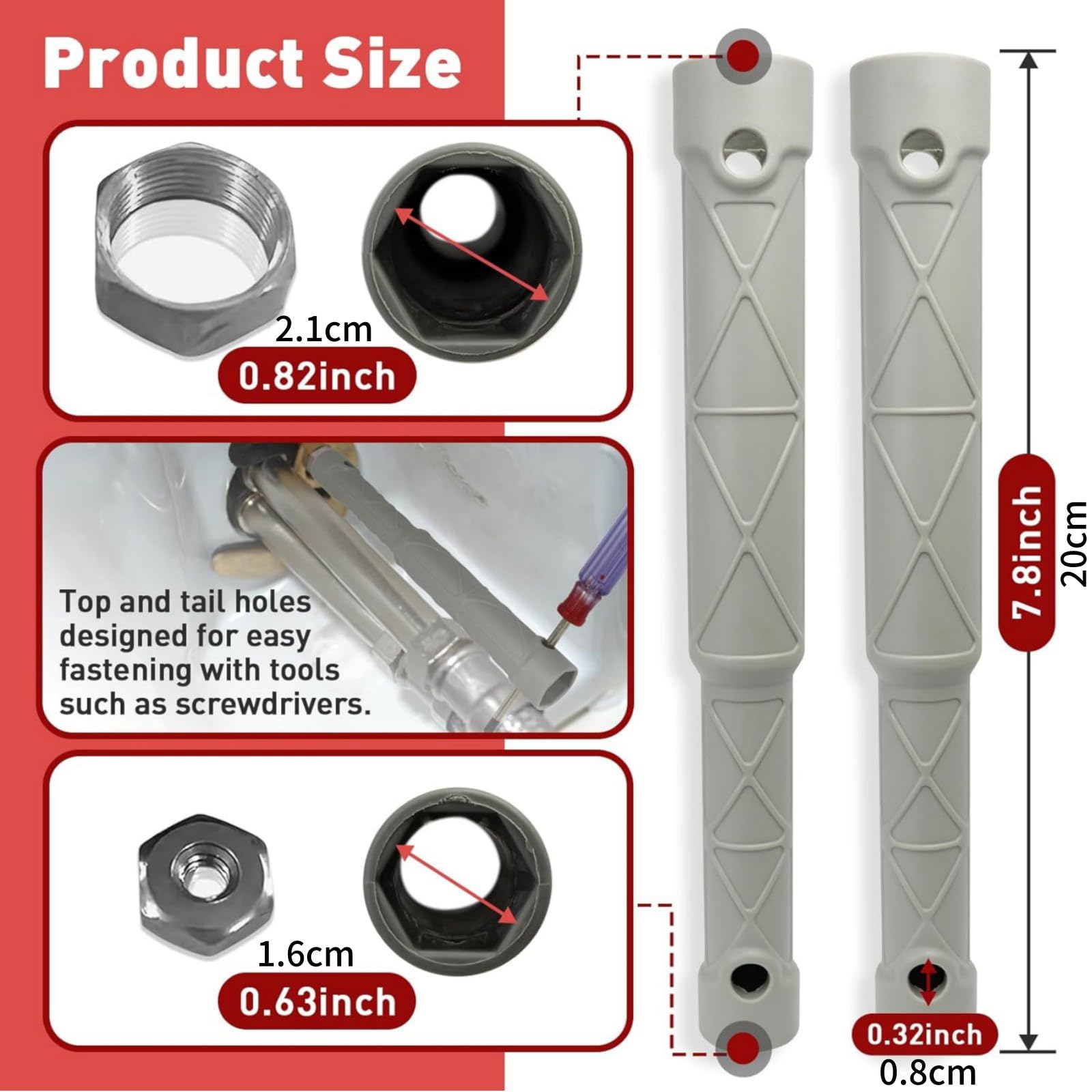 CHICHIYANG Kitchen Faucet Tighten Loose Wrench 157075 Portable