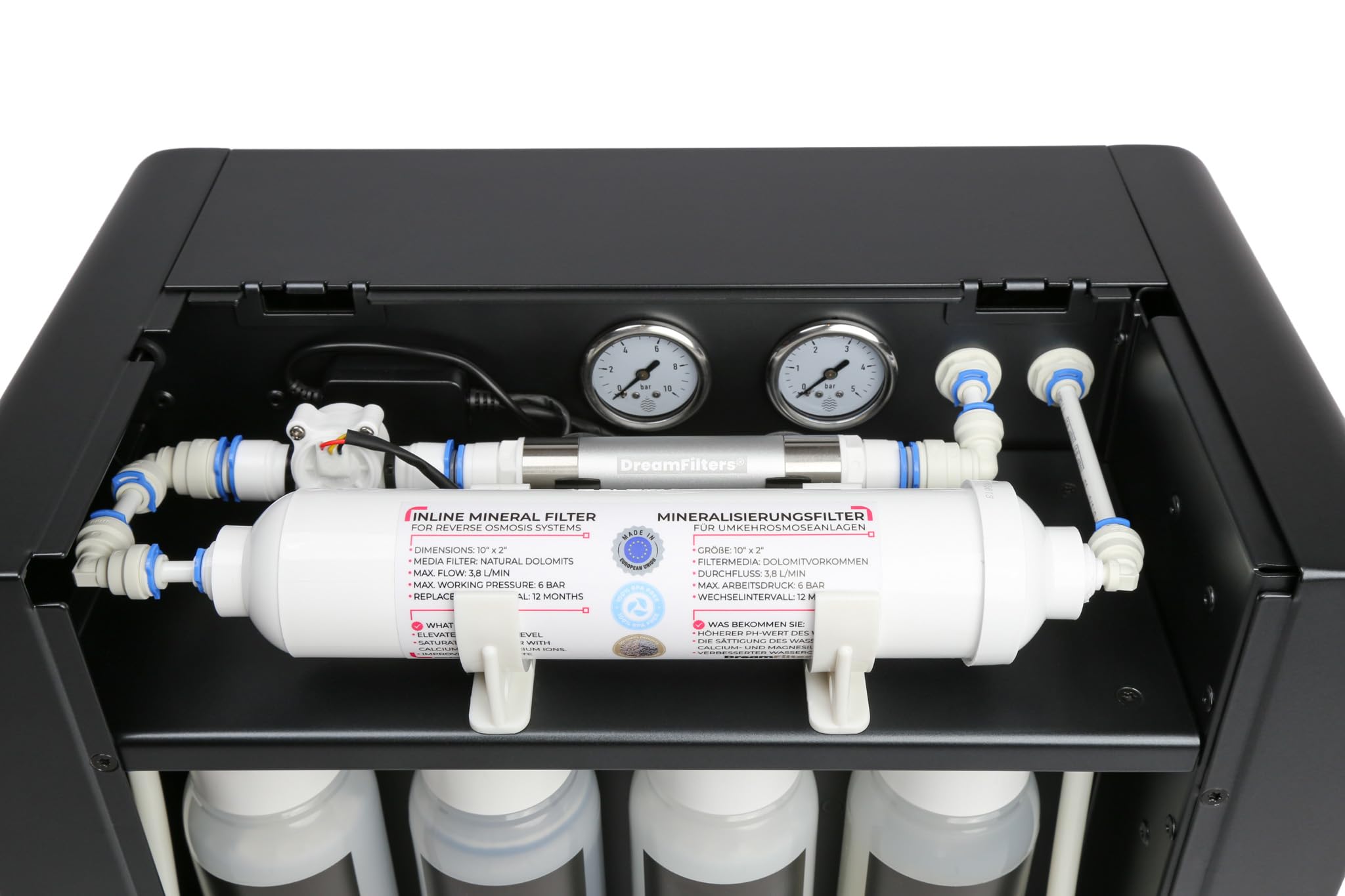 Aqua Family LED UV-C Smart - Sistema de filtro de ósmosis inversa, filtro de agua para el hogar con módulo UV-C