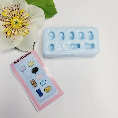 Miniatura 4 de Lindos zapatos molde de silicona AJ #57