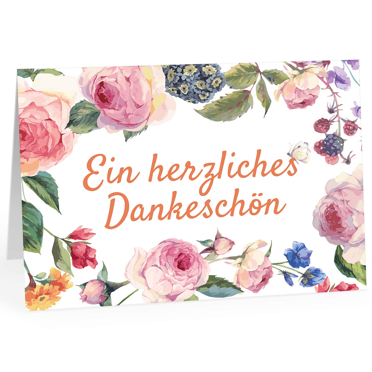 Edition Seidel Premium Danke Karte DIN A4 - Hochwertige Dankeskarte Mit Umschlag