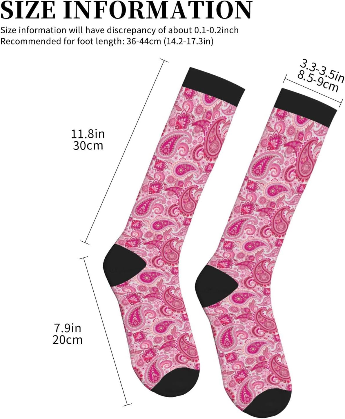 Compression Socks For Women & Men Circulation 15-20 Mmhg Knee High Best Support For Travel Running Athletic - Image 8