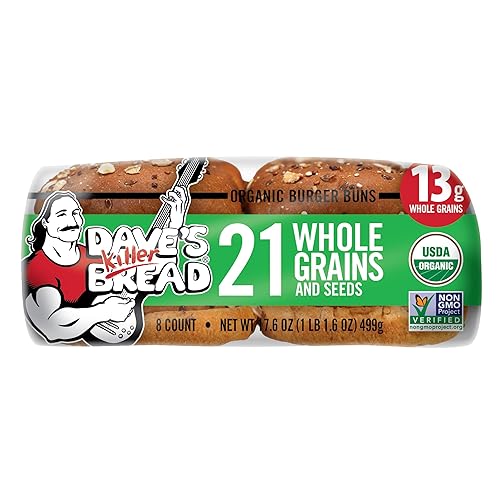 Miniatura 8 de Dave's Killer Bread 21 granos enteros y semillas Bun 8Count, 17.6 oz