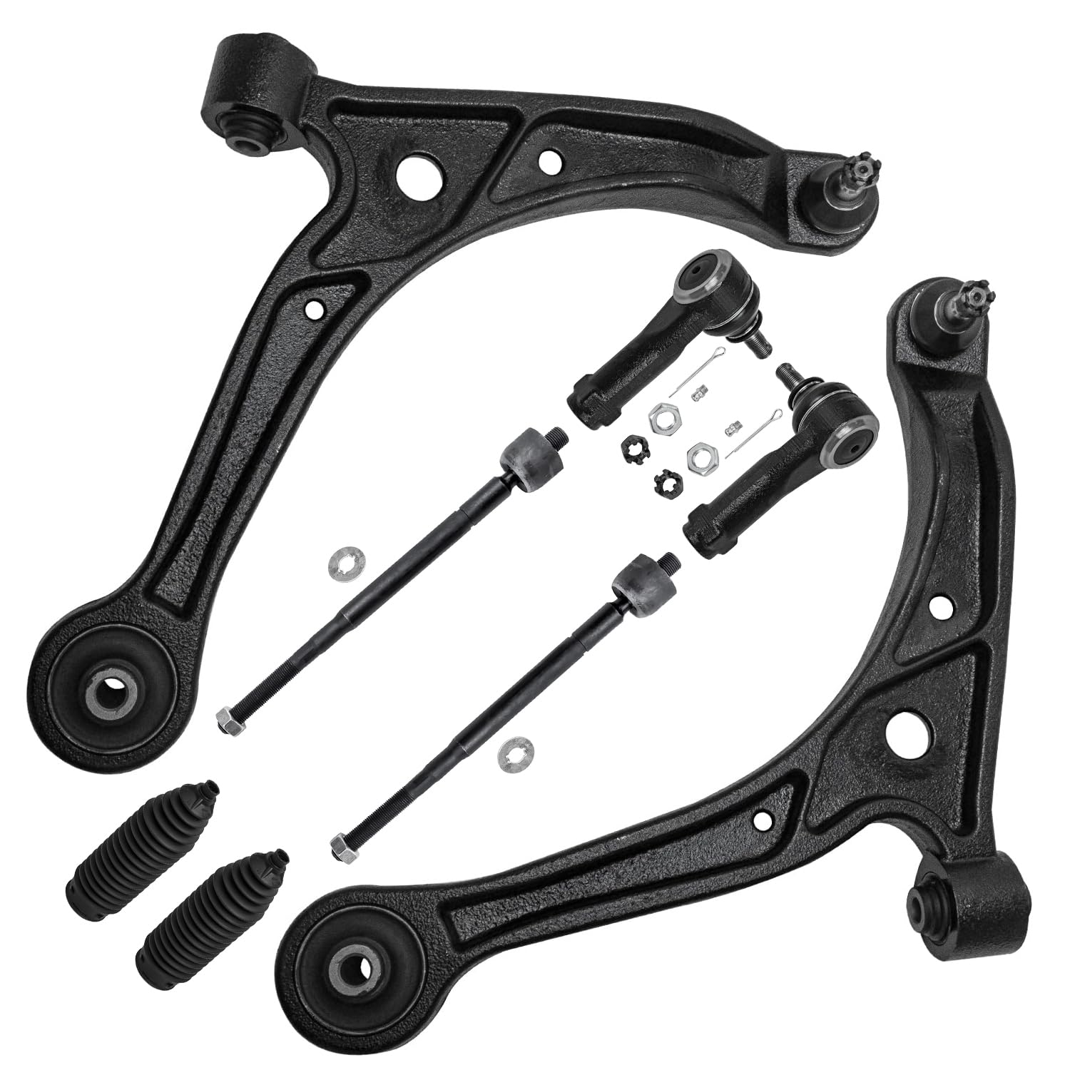 Detroit Axle - 8pc Front End Suspension Kit for 2002 2003 2004