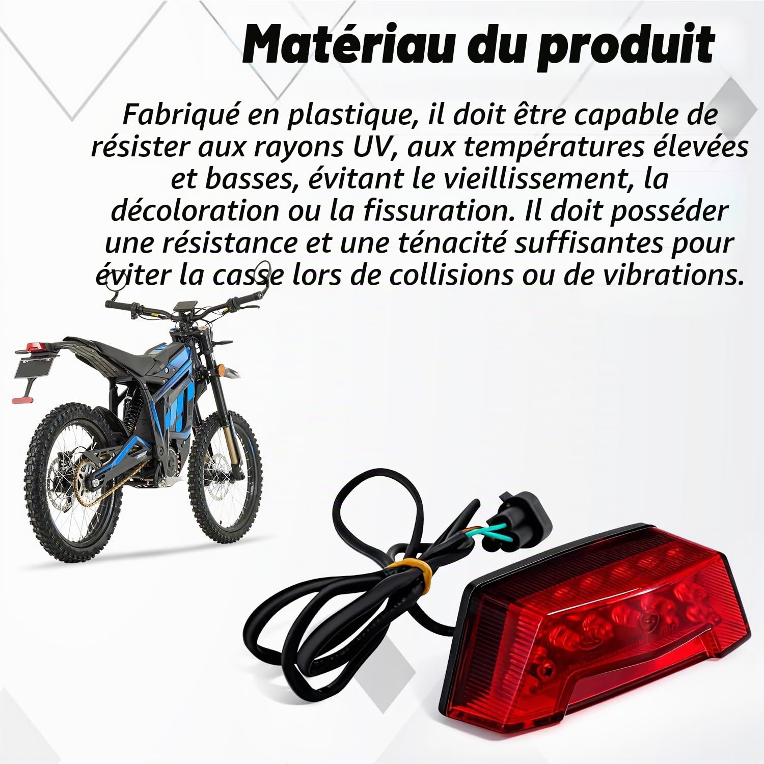 Feux Arrière Frein Moto,pour Talaria Sting Talariasting MX3/MX4/MX5