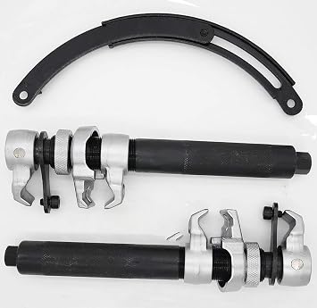 KAKO Strut Spring Compressor Tool, Coil Spring Compressor Tool, Strut Spring Compressor, Ultra Rugged Coil Spring Compressor with Safety Guard and Carrying Case