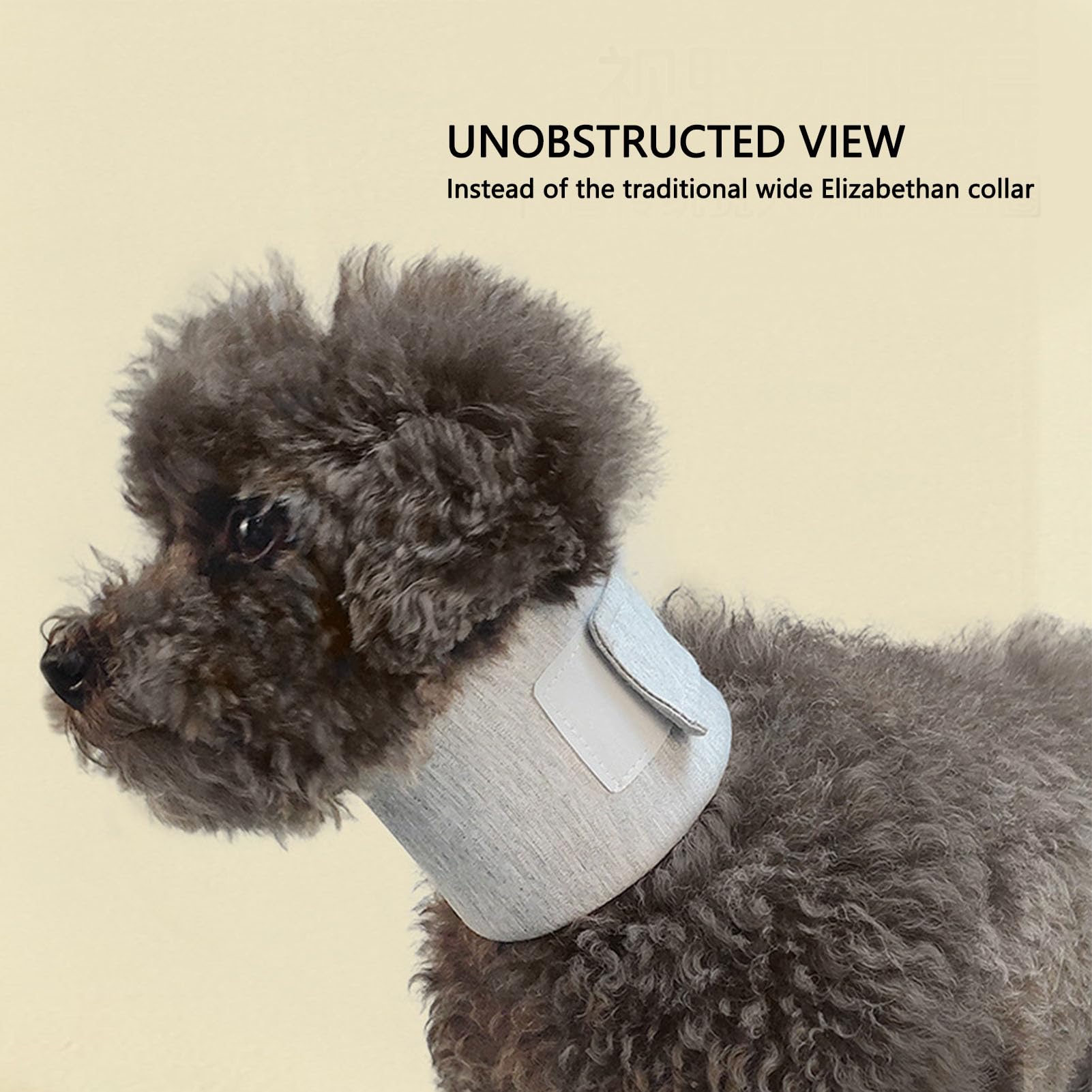 Cuscino A Forma Di Osso Per Cani, Supporto 3 Lati Per Collo E Schiena, Orso Beige