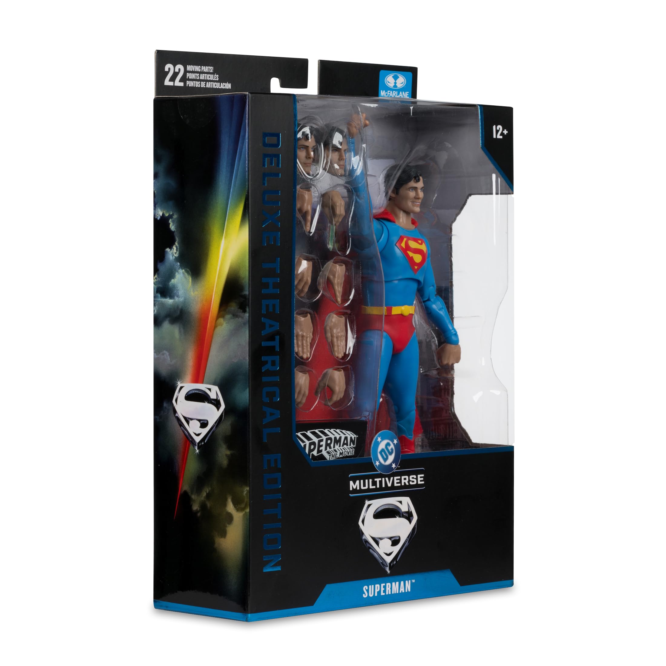 McFarlane DC Multiverse Superman (Superman: The Movie 1978) Figura de acción de 7 Pulgadas (edición teatral de Lujo) Juguetes