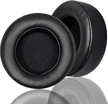 Replacement Ear Pads, Compatible with Motorola Pulse Escape Headphones, New Soft Protein Leather Combined with high-Density Memory Foam, ACCIUK Replacement Ear Pads 1 Pair Black