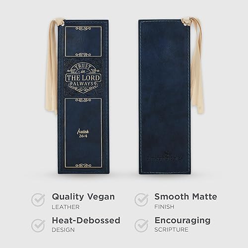 Miniatura 66 de Christian Art Gifts - Separador de piel sintética con cinta de satén y verso bíblico inspirador para mujeres y hombres, Marrón - Proverbios 31 Mujer