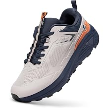 FitVille Trail Running Shoes Men Wide Athletic Sneakers for Men Hiking Running Shoes, Cushioning & Arch Support