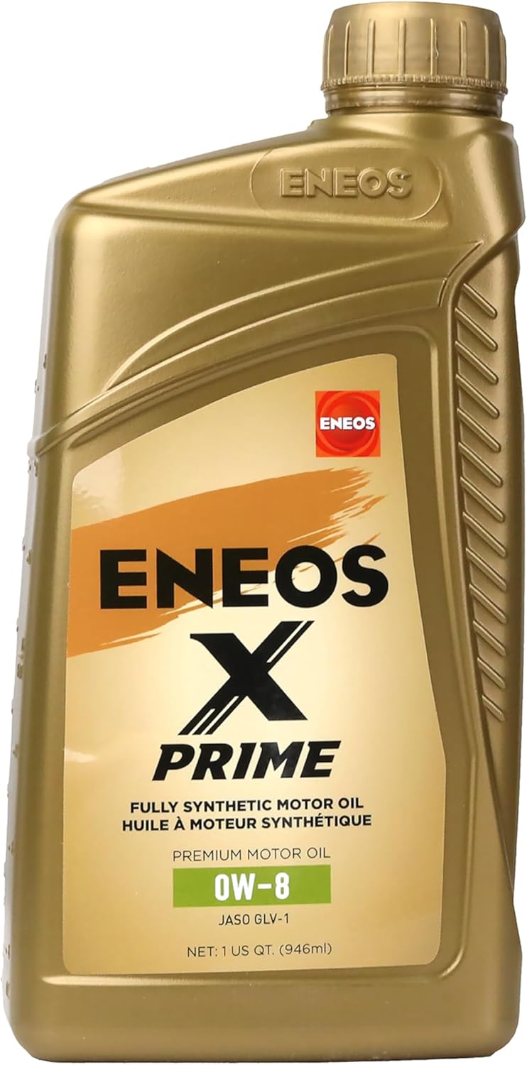 ENEOS 3000-300 X Prime 0W-8 Fully Synthetic Motor Oil, 1 Quart, 1 Pack
