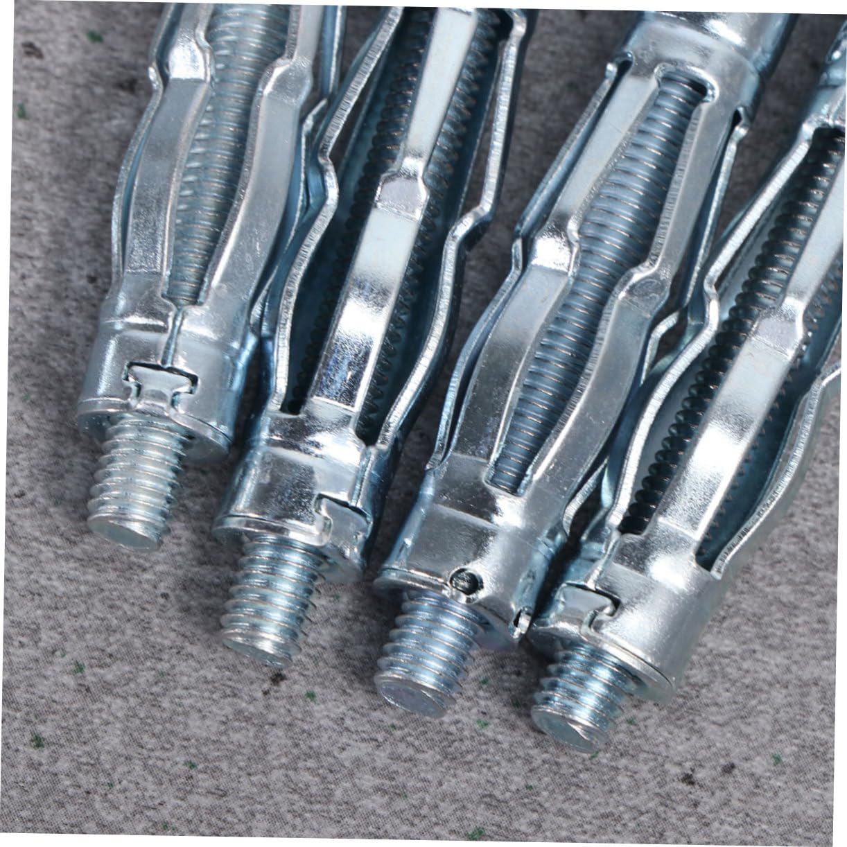 iplusmile 19piezas Kit de Tornillos de Anclaje de Pared Hueca de Herramienta de Fijación para Anclajes de Cavidades Metálicas Tapón para Placas de Yeso Herramienta de Instalación para Tacos