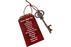 Santa's Magic Key No Chimney Christmas Holiday Home Decor