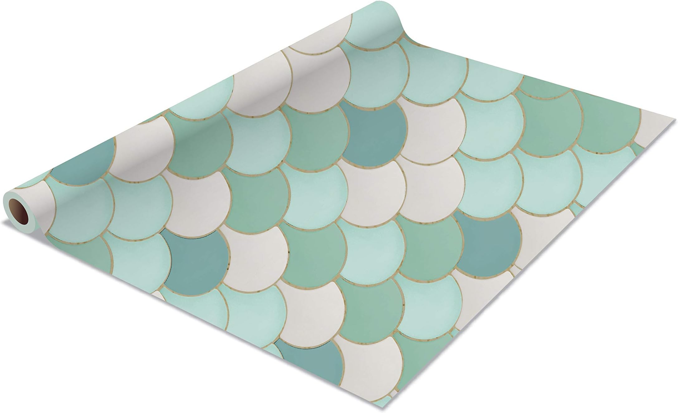 Simplify Shelf/Draw Liners for Drawers,Covering Books,Arts & Crafts - Mermaid Mint - Pack of 2-30 SQ. FT