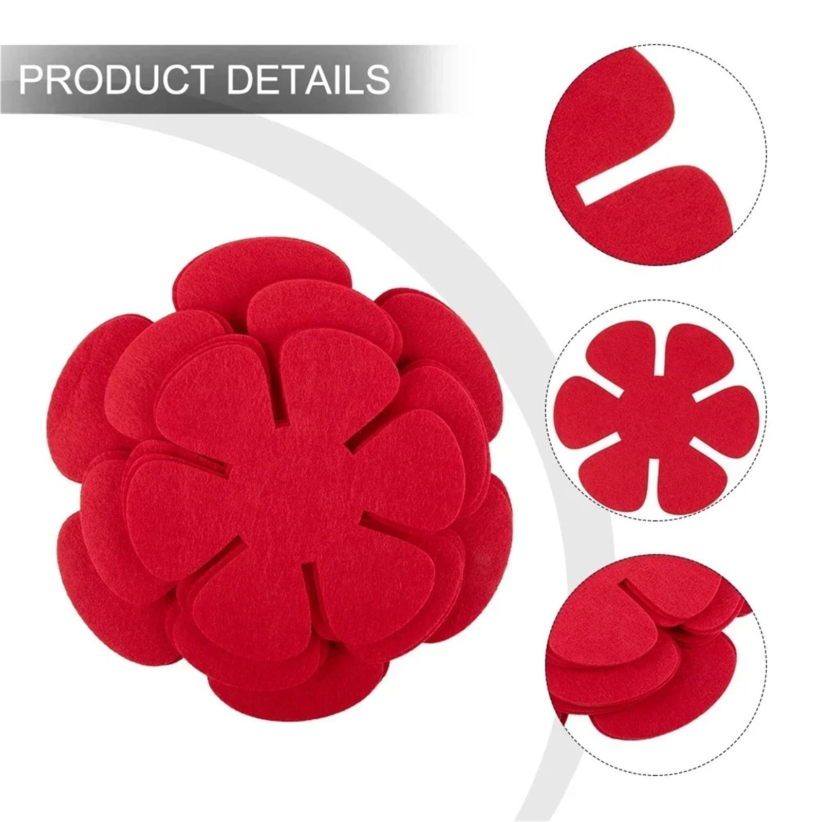 Juego de 3 Protectores Fieltro for sartenes, antiarañazos, antiadherentes, for Proteger los Utensilios Cocina para Ollas y Sartenes Calientes(Orange)