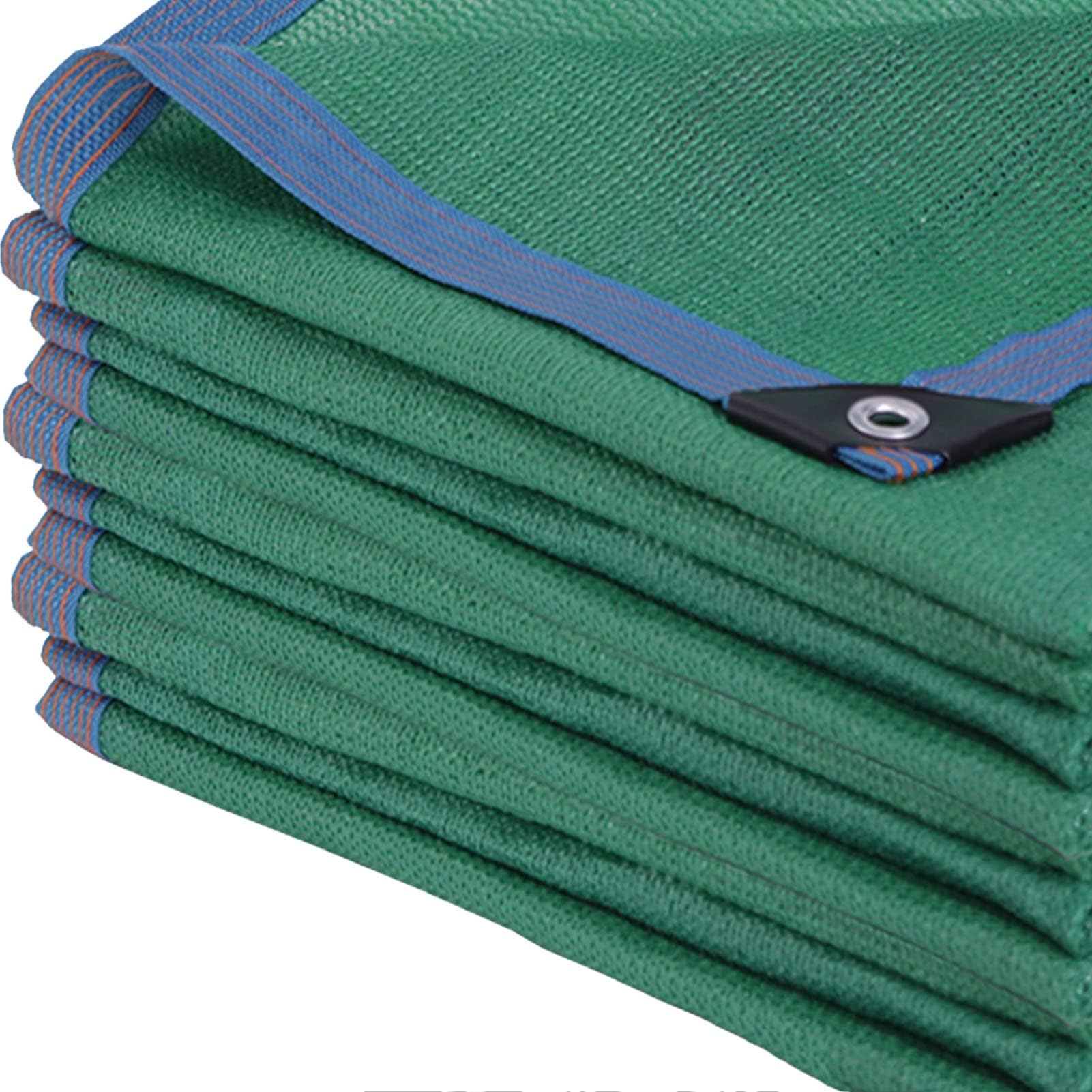 Sunblock Shade Cloth Net Greenhouse Garden Shade Cover Plant Shades From Sun, with Grommets, for Garden, Patio, Porch ZWYSL (Color : Green, Size : 2x6m)