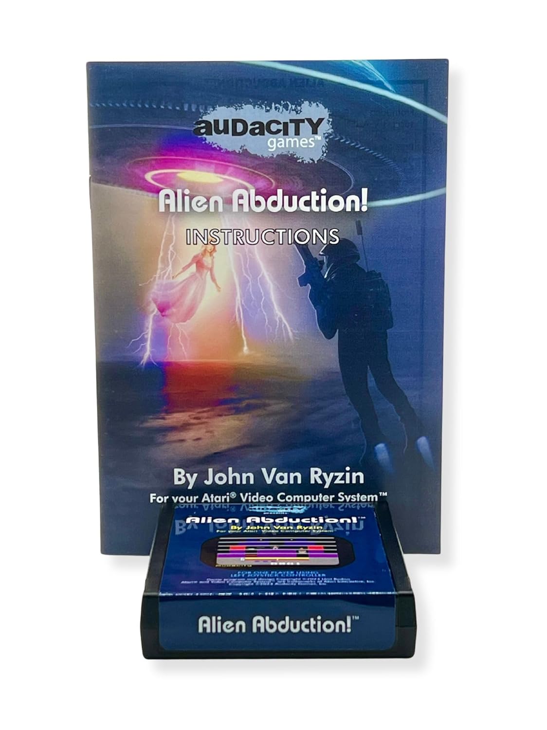 Alien Abduction! - Atari 2600, 7800+ Game Cartridge from The Legendary Creator of H.E.R.O. Factory-Sealed Collectible for Atari Retro Games Fans VCS Video Games (Standard Edition)