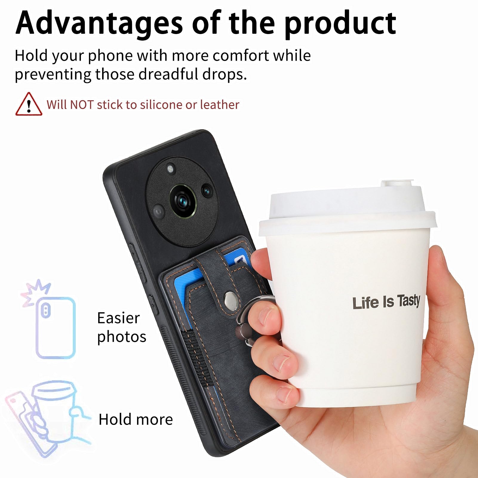 JIAFEI Cover per Realme 16 Pro+ Plus 5G, 360° Girevole Anello Supporto Custodia, Magnetica Wireless Charging/Camera Protector/Protezione Militare Antiurto, Oro Rosa