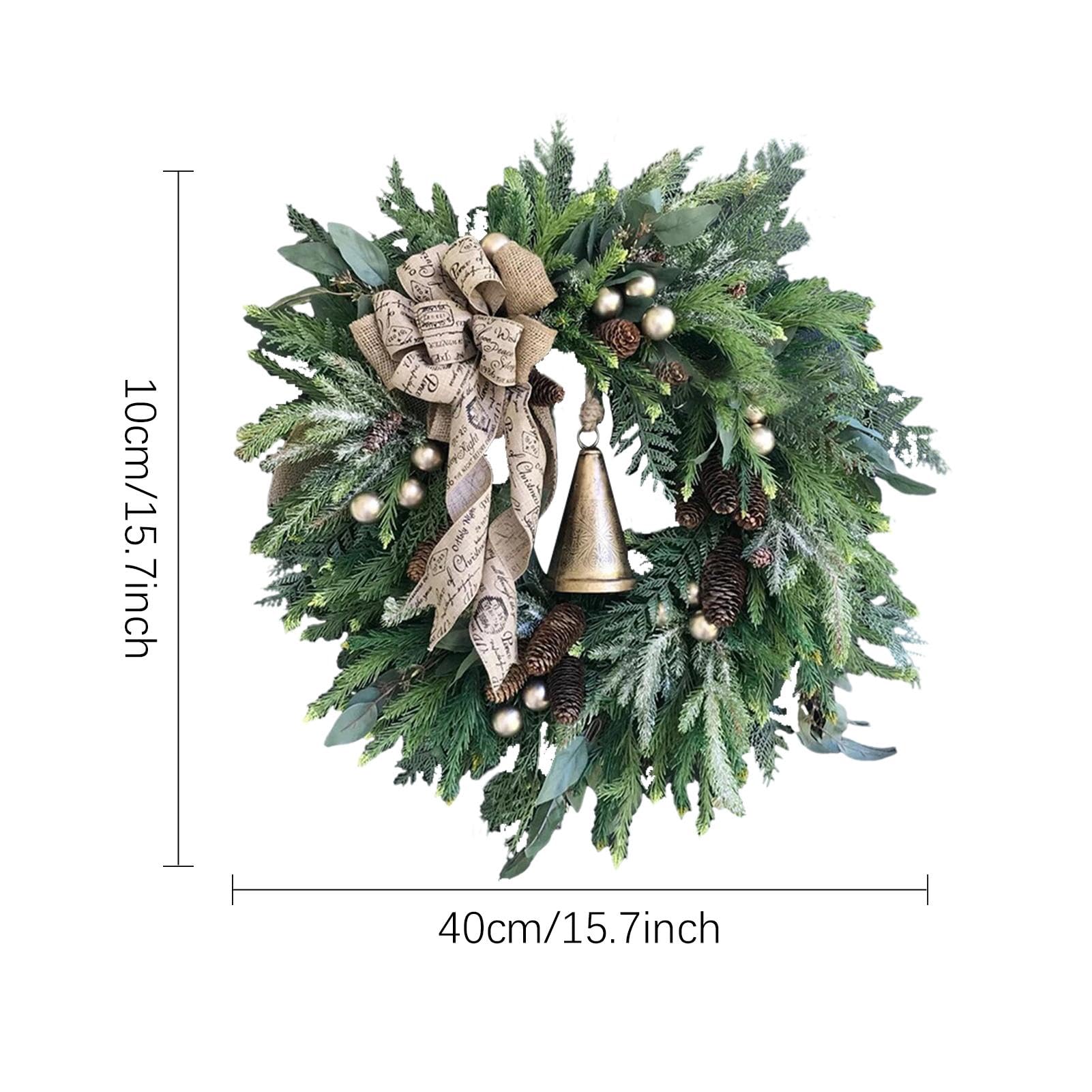 Amazon.co.jp: 玄関用クリスマスリース、クリスマスドアリース