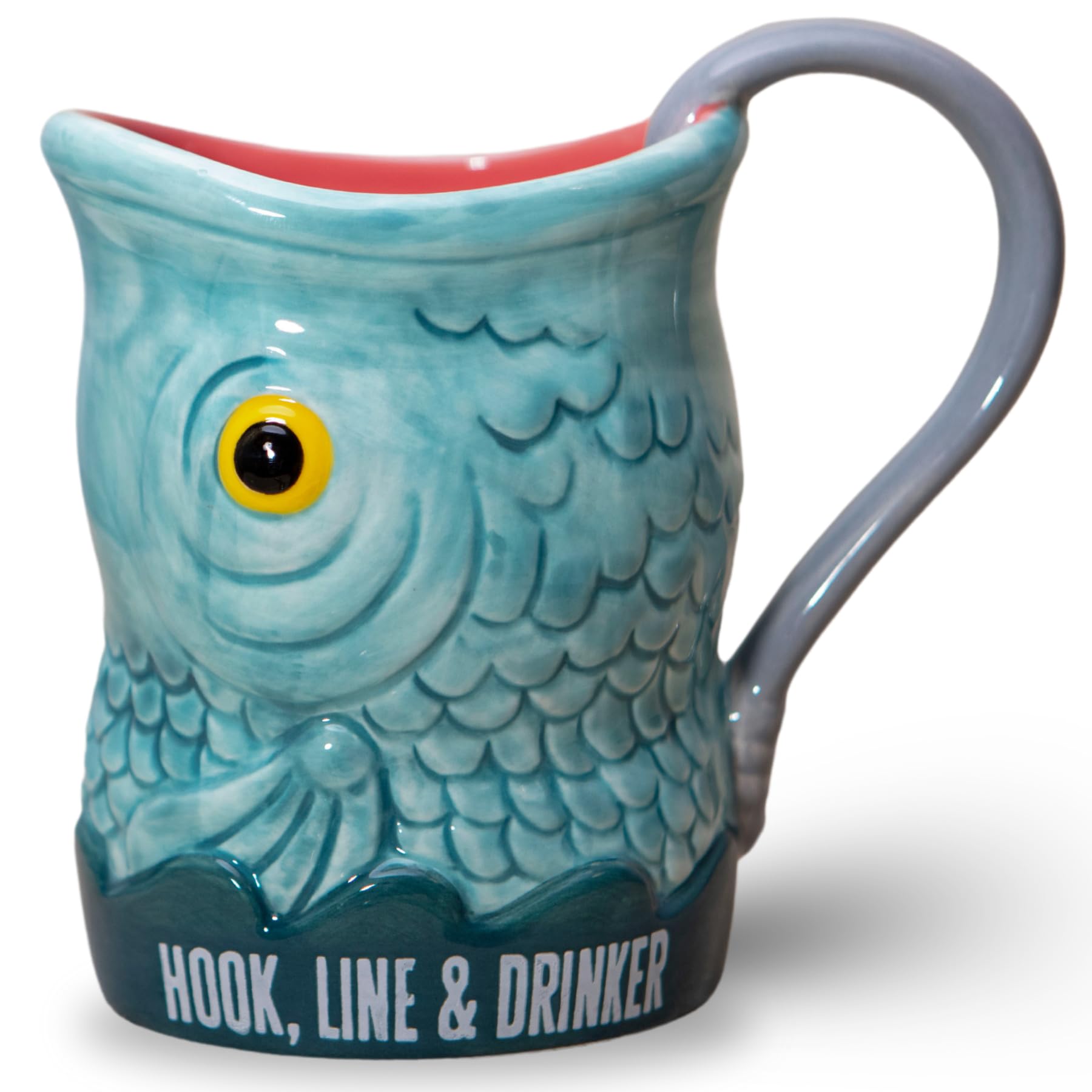 Boxer Gifts Carp Fishing Mug - Funny Fishing Gifts for Men and Fisherman - Novelty Secret Santa Present, White