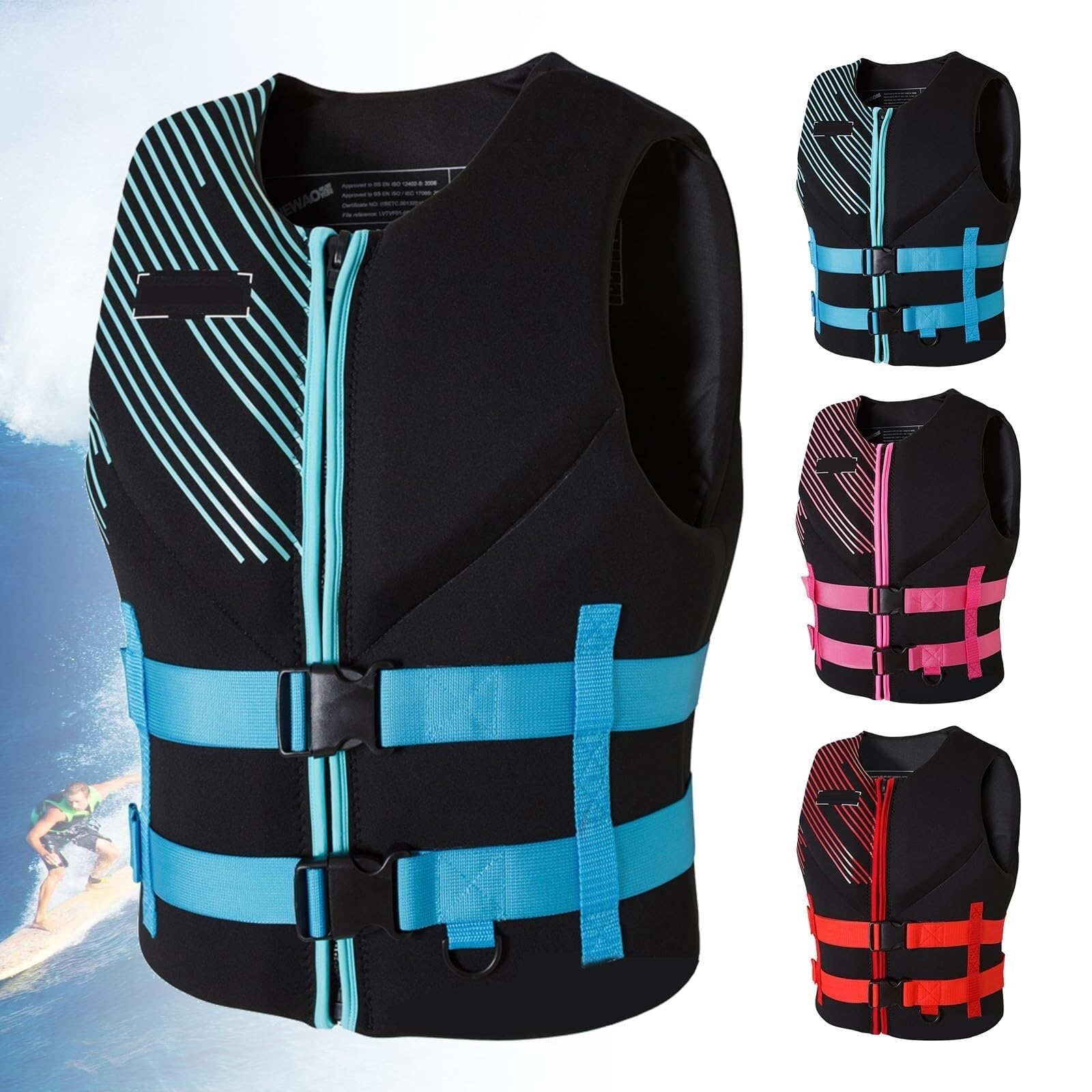 Neopren-Surfjacke mit Reißverschluss und Blet