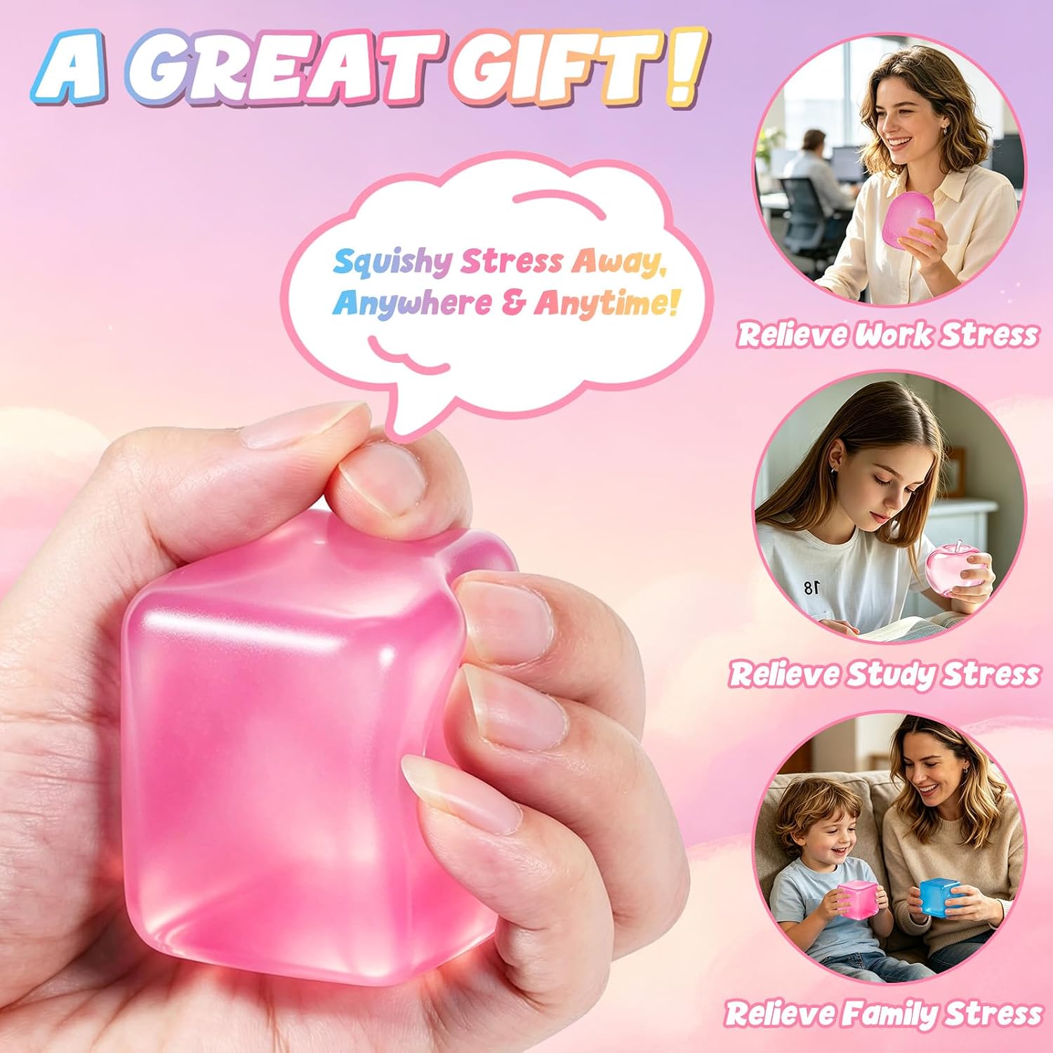 12 Squishy Toys Kit Cute Squeeze