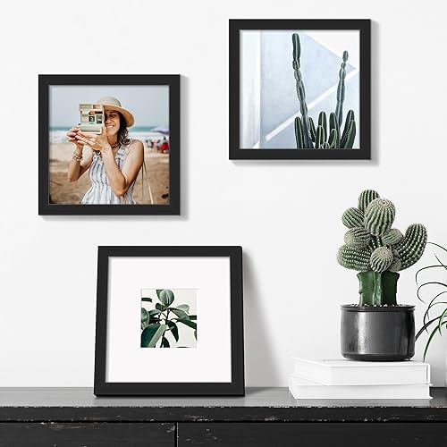 Vista 212 de upsimples - Portarretratos de 8.5 x 11 pulgadas, para fotos de 6 x 8 pulgadas con paspartú o de 8.5 x 11 pulgadas sin paspartú, marcos de fotos
