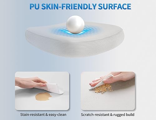 Miniatura 6 de TRALT Silla de Oficina Ergonómica - Silla de Escritorio con Respaldo Alto Ondulado Soporte Lumbar Ajustable Silla de Computadora - Sillas Gaming