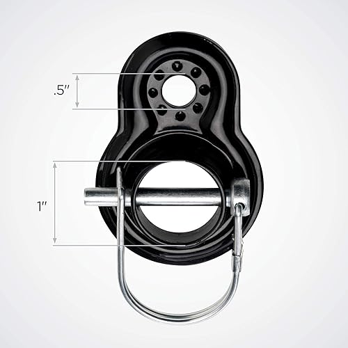 Miniatura 6 de Acoplador de enganche para remolques de bicicleta de empeine y Schwinn acopladores planos y angulados para una amplia gama de portabicicletas
