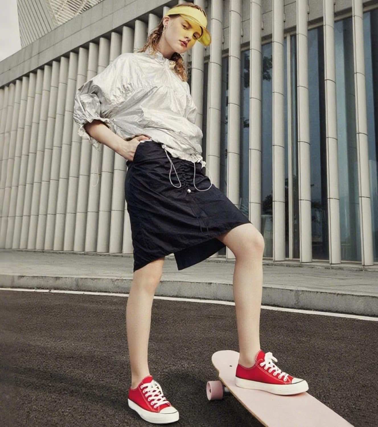 Canvas Shoes for Women Casual Low Top Sneakers, Womens Fashion Classic Lace Up Walking Shoes for Everyday Wear - Image 2