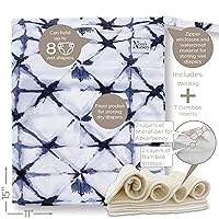 Vista 6 de Nora's Nursery - Pañales de tela de 7 unidades con 7 insertos y 1 bolsa húmeda - Cubierta impermeable, lavable, reutilizable y bolsillo ajustable