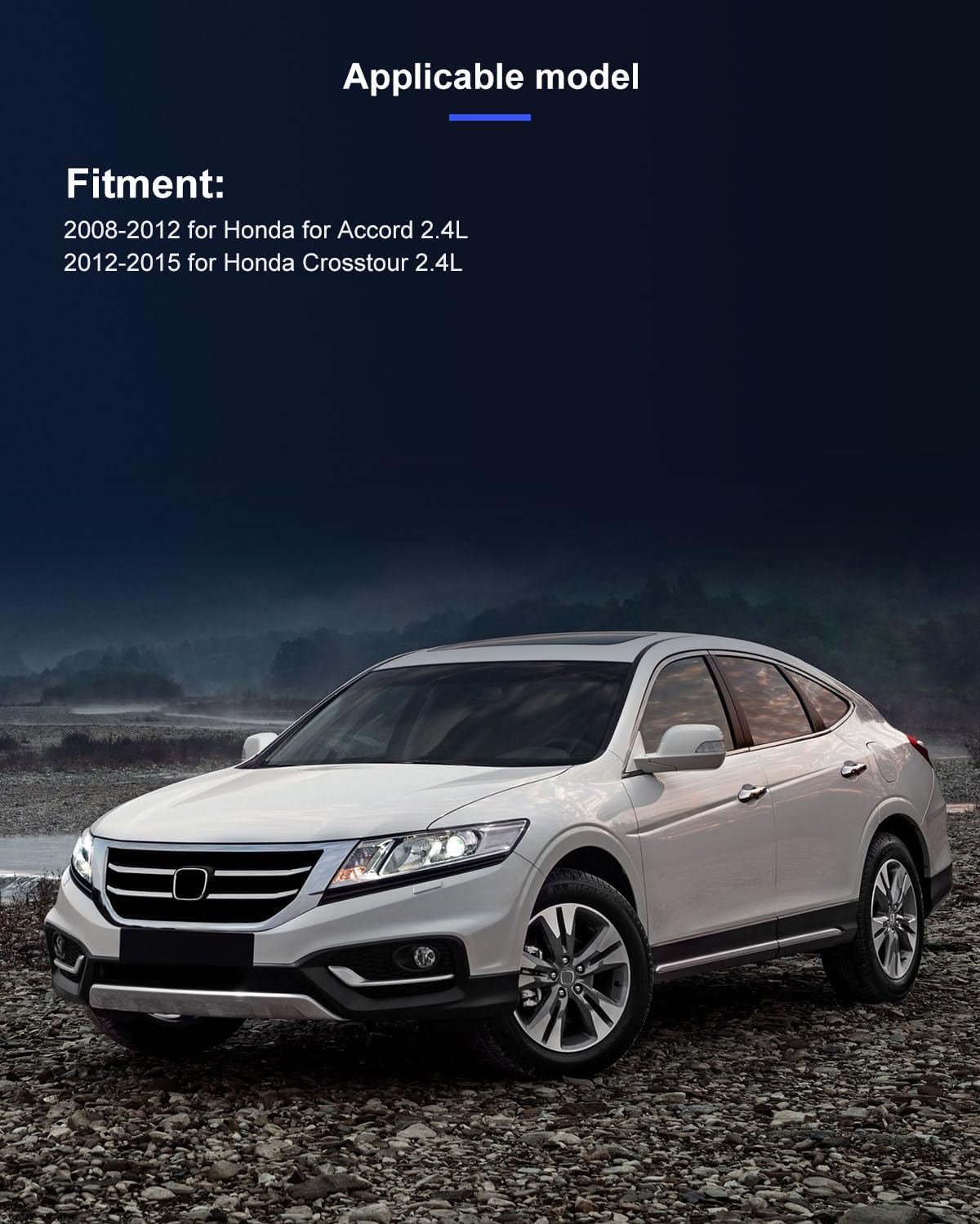 ECCPP A/C Compressor with Clutch 2008-2012 for Honda for Accord 2.4L 2012-2015 for Honda Crosstour 2.4L Fast Cooling AC Compressor