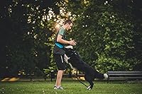 Vista 7 de Juguete para perros Dingo - Remolcador de piel de oveja con cuerda elástica verde, remolcador de recompensa de motivación de agilidad