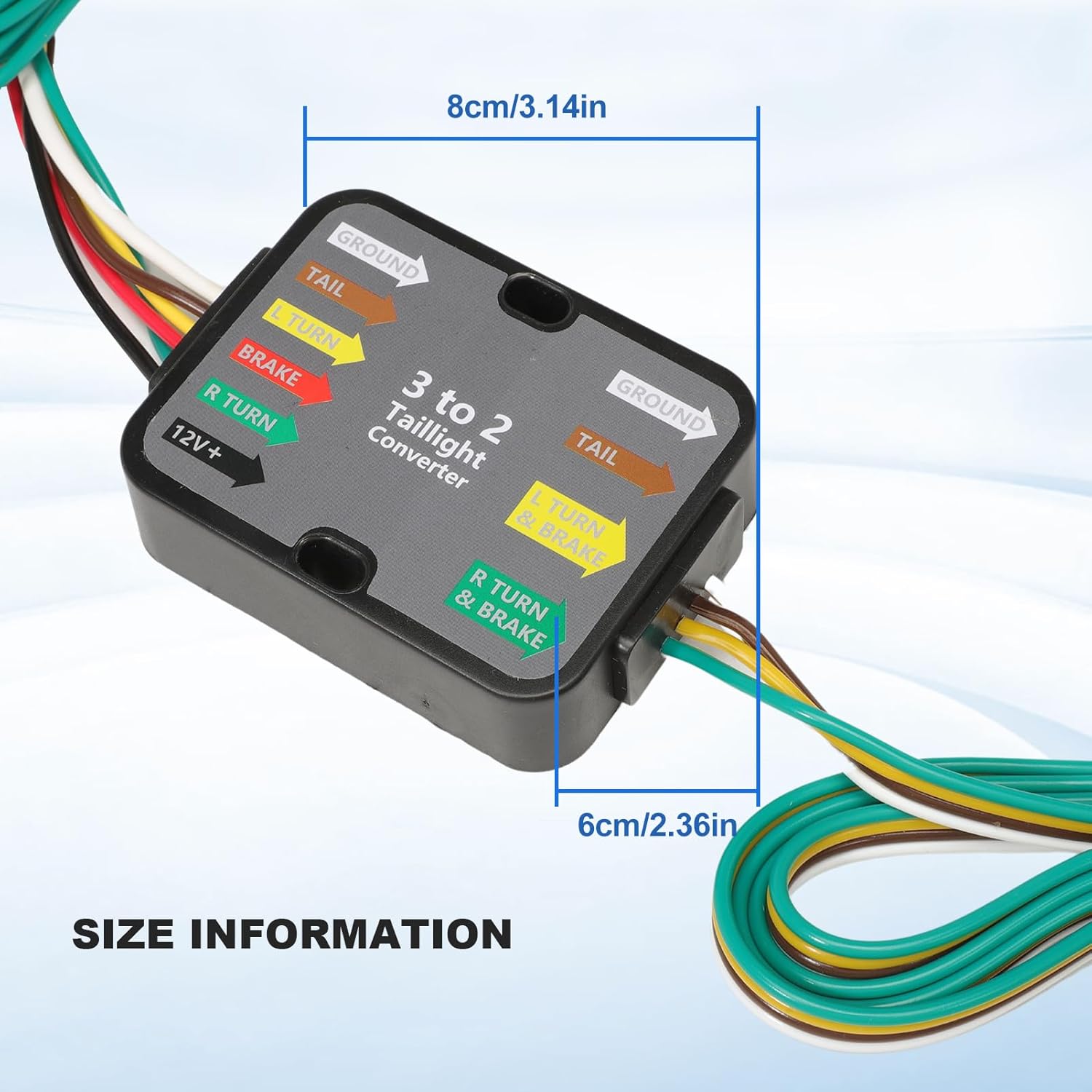 4-Pin Trailer Wiring Harness for Nissan Murano 2015-2024 Replacement for 56267 Trailer Hitch Wiring Harness