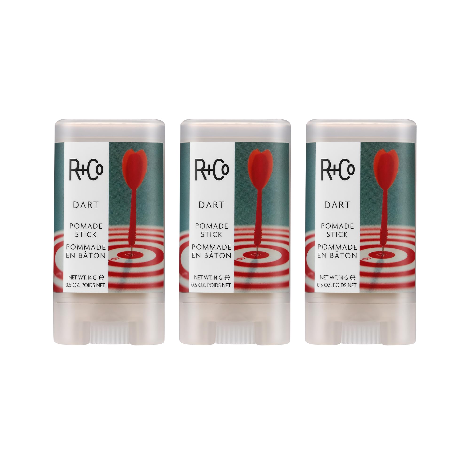 R+Co DART Pomade Stick – Retail Styling Pomade for Hold & Definition, Adds Shine & Texture, All Hair Types