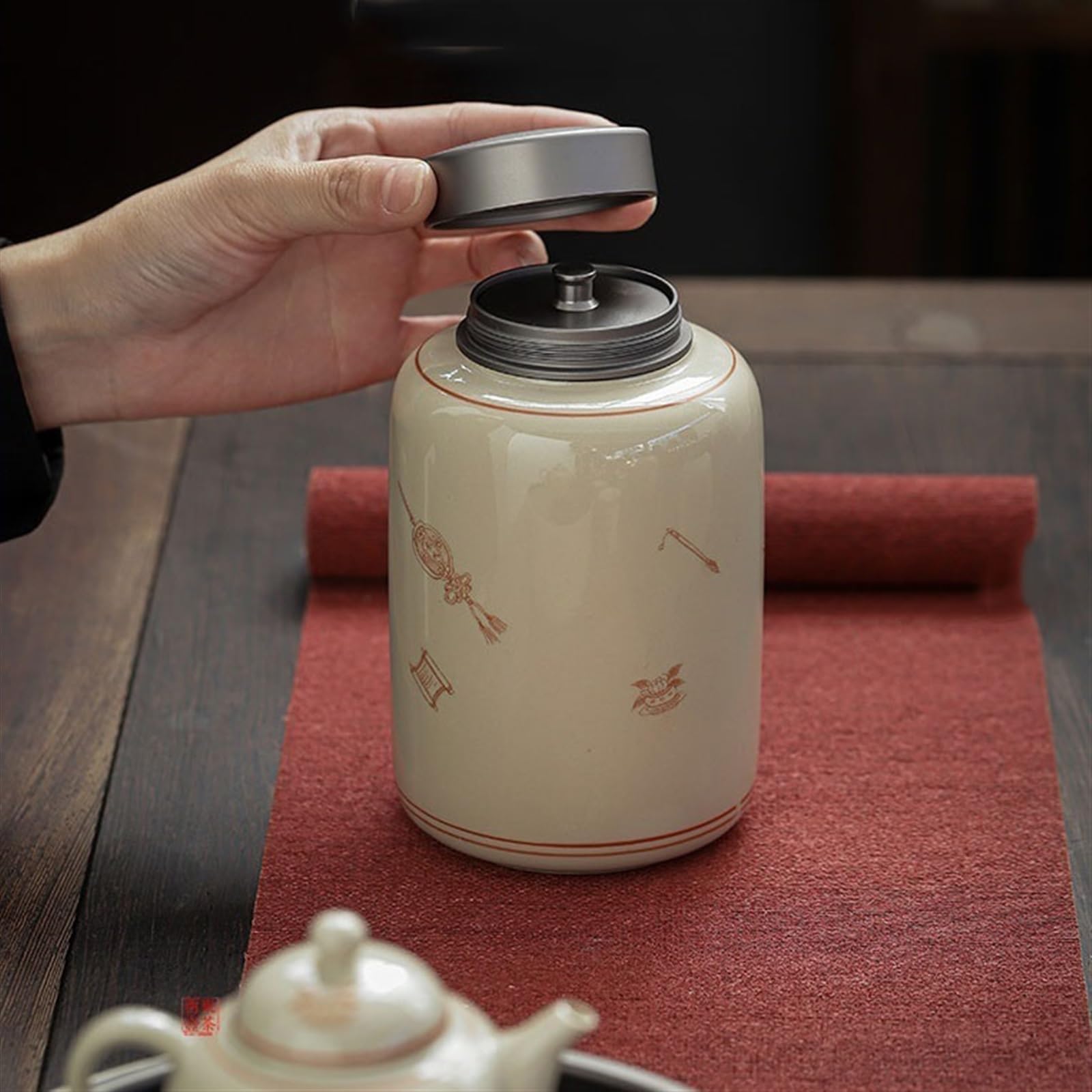 Kanister für Tee, Kaffee und Zucker Multifunktionale, versiegelte Dosen for lose Teeblätter