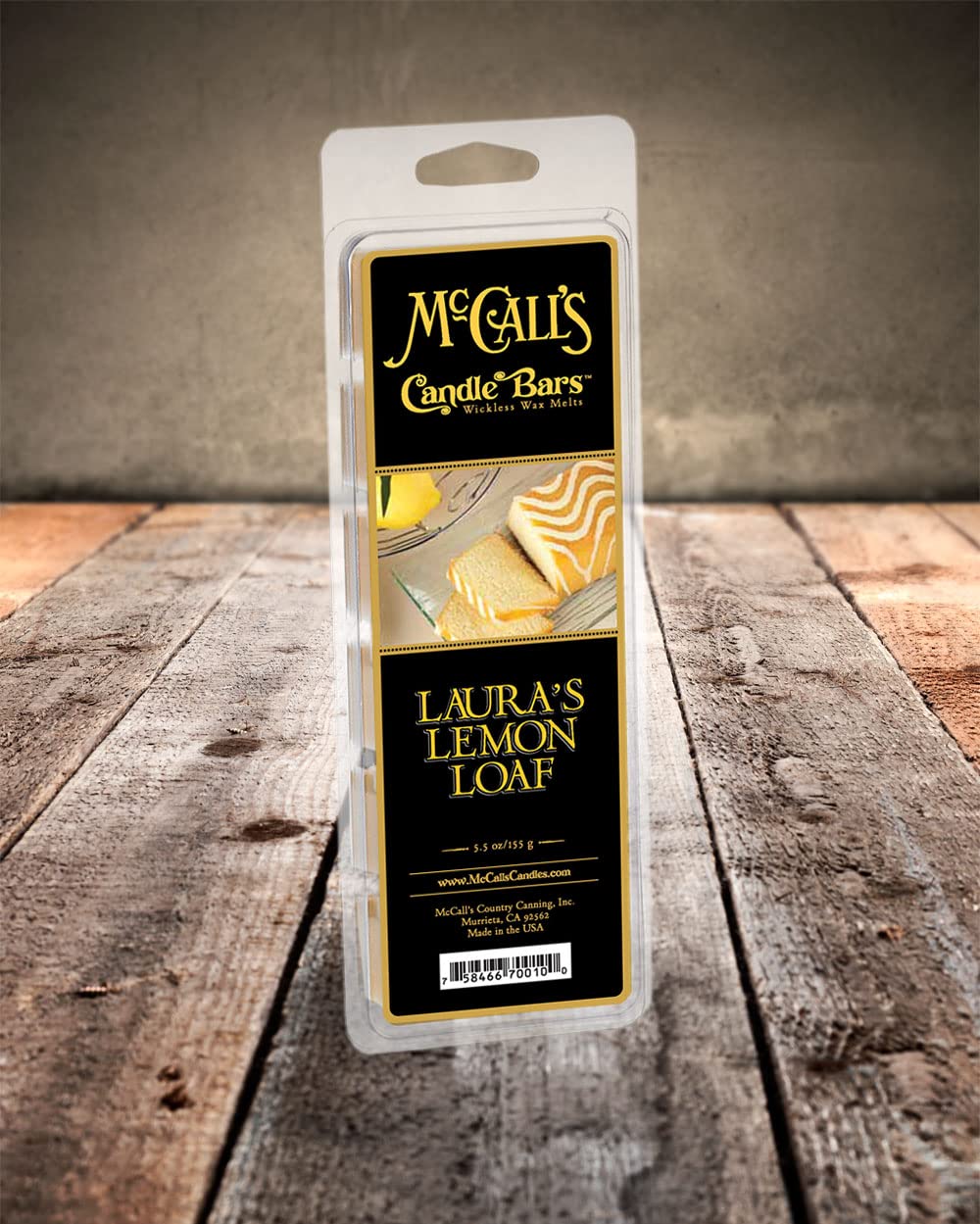 McCall's Candle Bar - Lauras Lemon Loaf