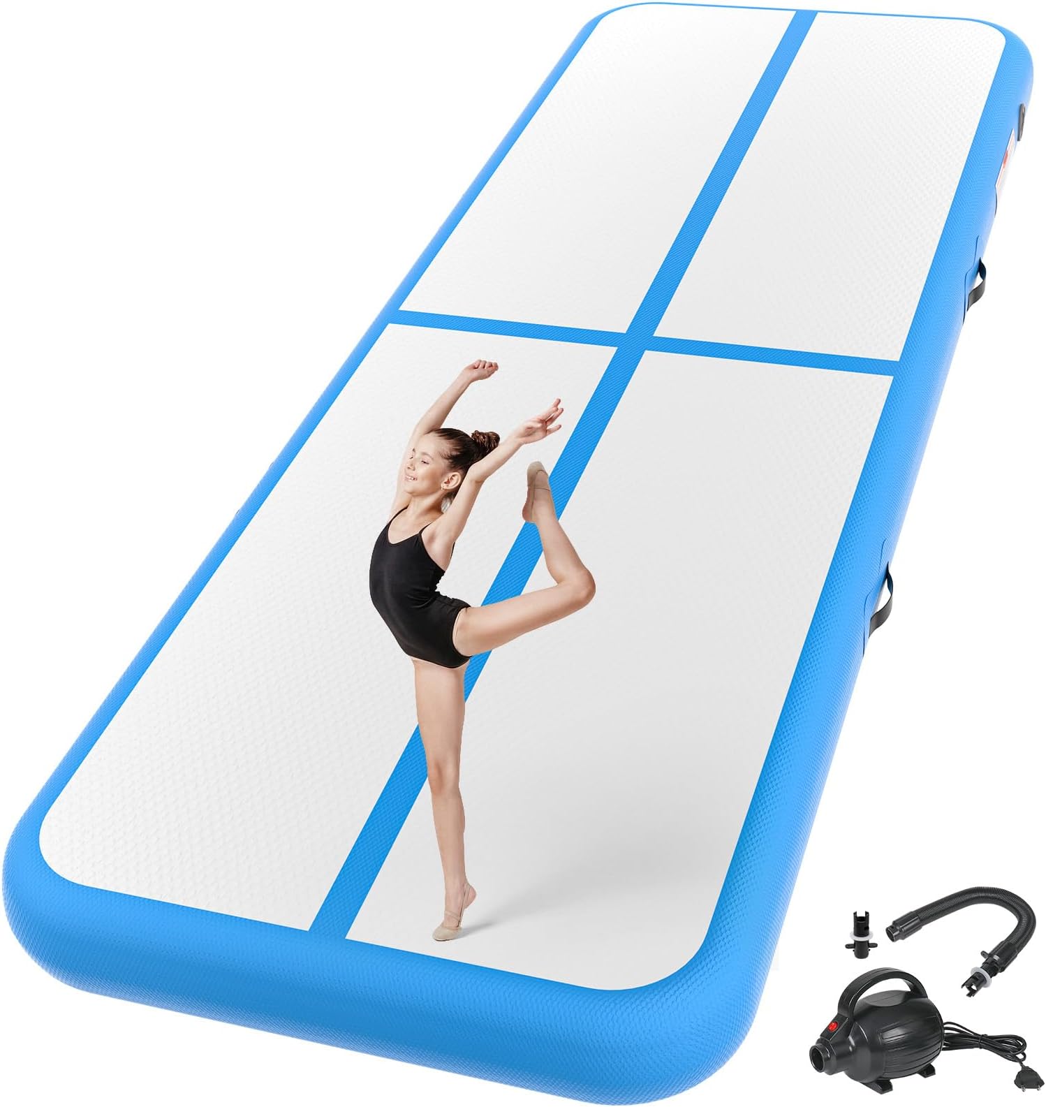 Inflatable Gymnastics Mat Air Tumble Track Tumbling Mats with Pump