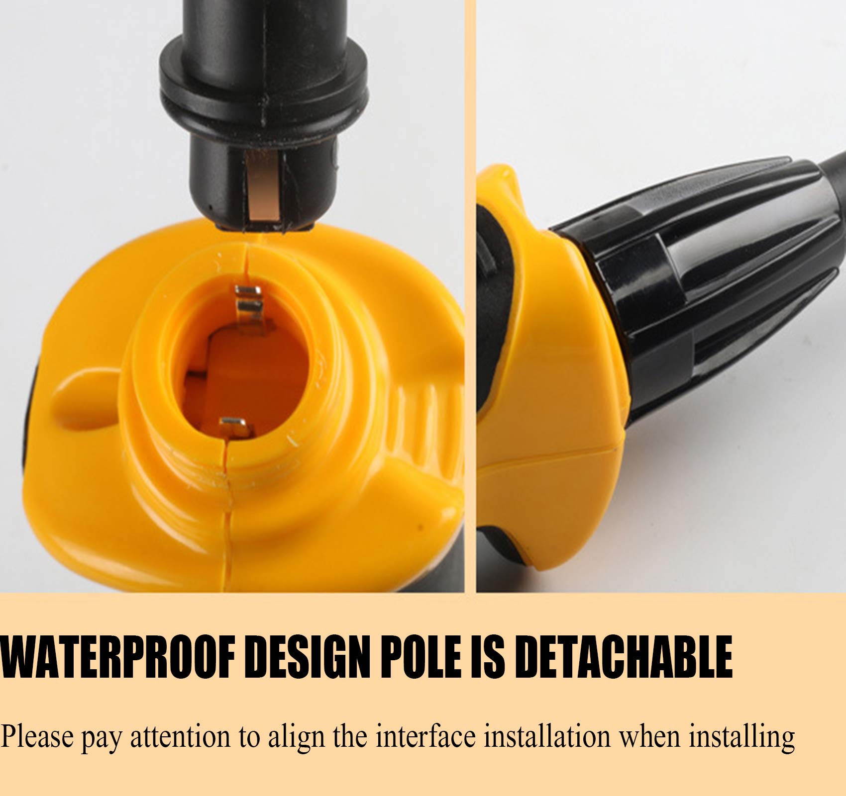 Palo EléCtrico para Conducir Cerdos,Palo de Prod para Ganado Seguridad Animal Electric Shock Prod para Perros Vaca Cerdo Cabras EléCtrico,57CM
