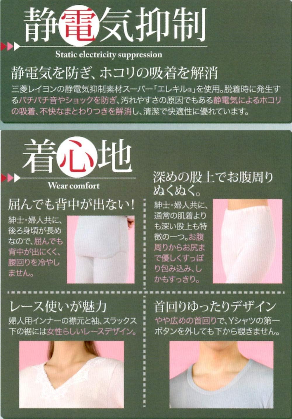 ひだまり エレキル S アンダーウェア｜ひだまり エレキル紳士上下