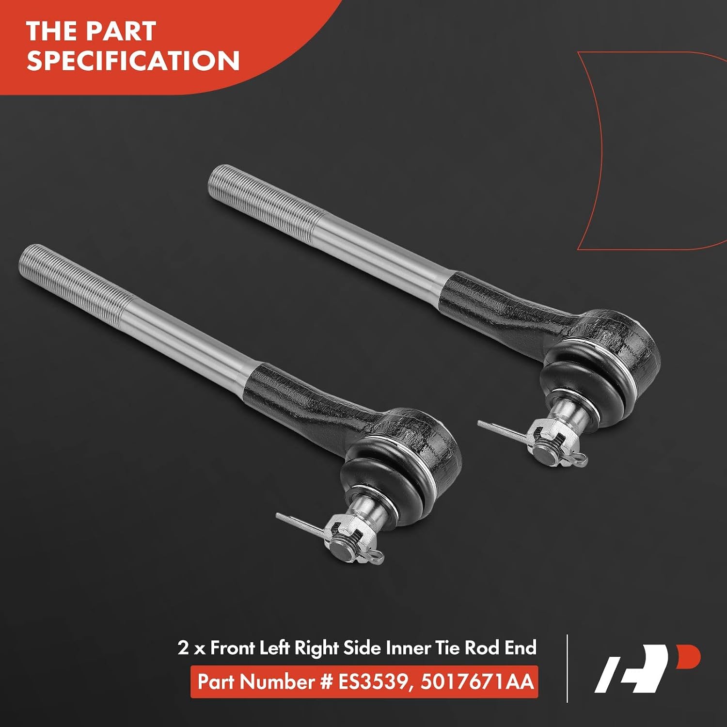 A-Premium 10Pcs Front Suspension Kit, Upper Lower Ball Joint, Inner Outer Tie Rod End & Adjusting Sleeve, Compatible with Dodge Ram 1500 2000-2001, RWD Only
