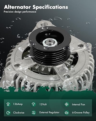 Miniatura 51 de SCITOO Reemplazo del alternador para Toyota para FJ Cruiser 2007-2010, para Toyota para Tacoma 2005-2015, para Toyota para Tundra 2006-2010 4.0L