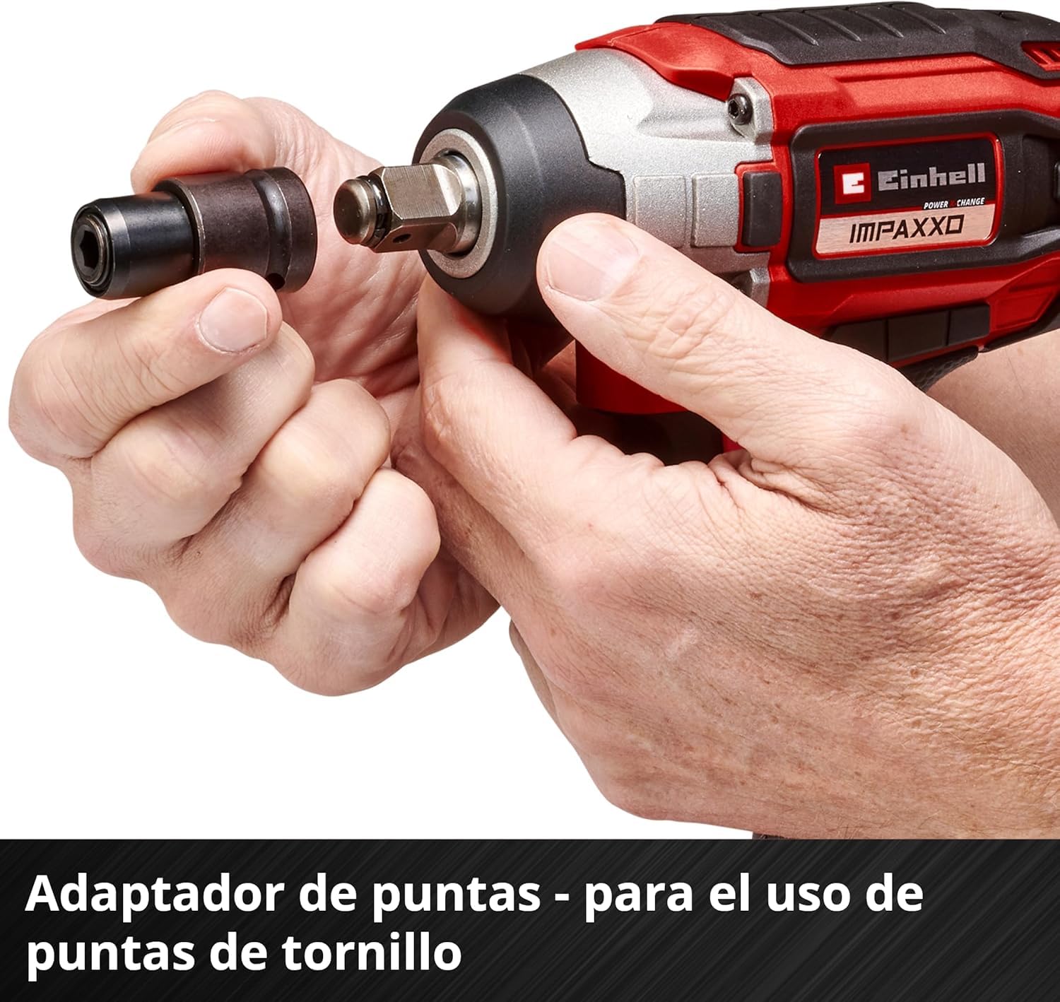 Einhell Atornillador de impacto con batería IMPAXXO 18/230 Power X-Change (18V, 230 Nm, motor sin escobillas, envío sin batería ni cargador)