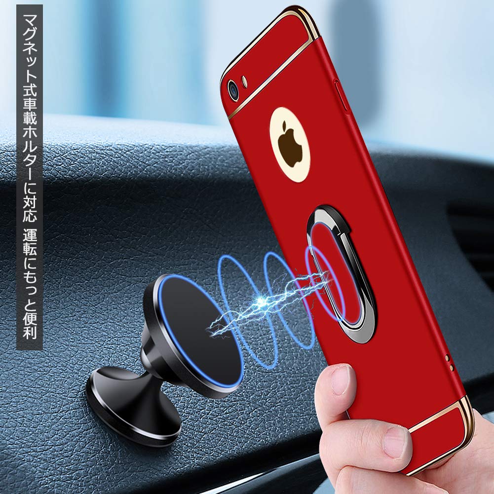 Amazon.co.jp: iPhone 13 用ケース リング付き クリア 耐衝撃