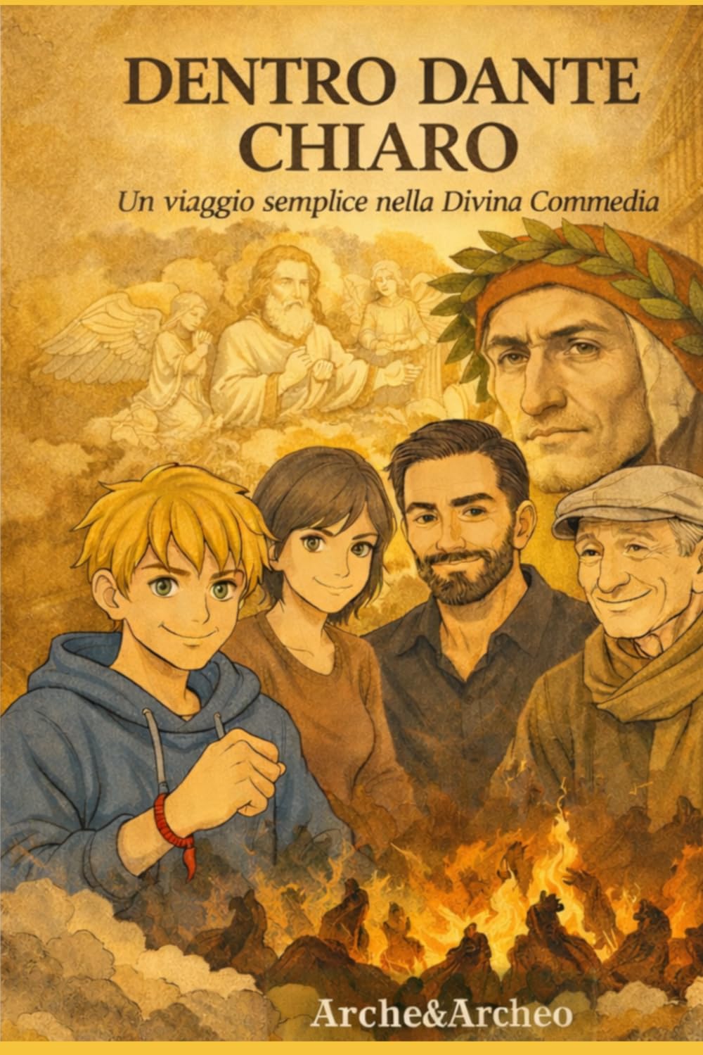Dentro Dante chiaro: Un viaggio semplice nella Divina Commedia (Viaggi nella Conoscenza: La collana che trasforma ITALIANO, STORIA e GEOGRAFIA in AVVENTURE INDIMENTICABILI)